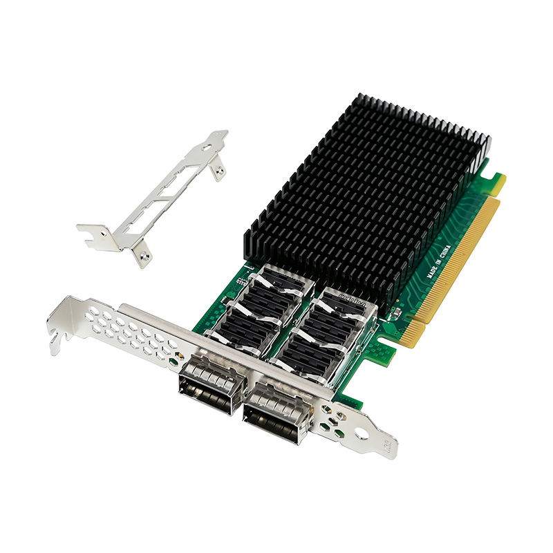 100Gbe Qsfp28 Network Card - Dual-Port 100GbE QSFP28 Glasfaser-Ethernet Mellanox ConnectX-5