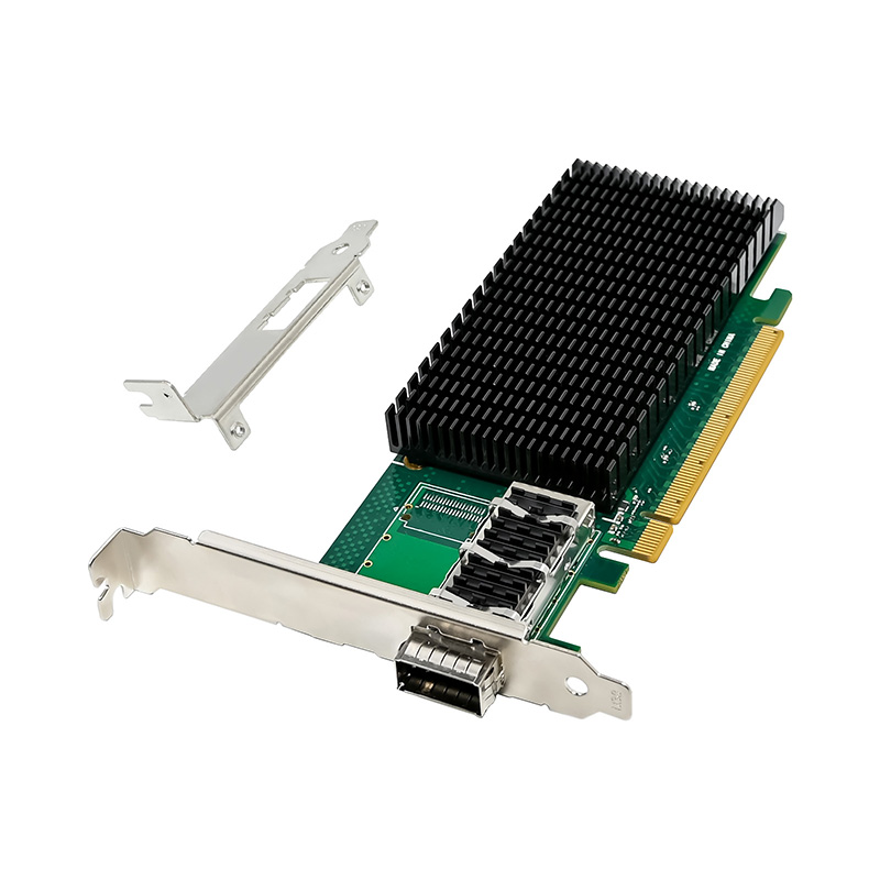 Einzelport 100GbE QSFP28 Glasf – 100Gbe Qsfp28 Network Card Bewertung und Preis